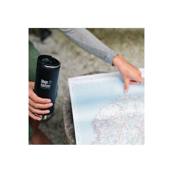 Klean Kanteen Kanteen TKWide VI (mit Café Cap), 473ml/16oz, Black