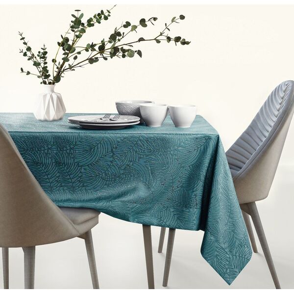 AmeliaHome AmeliaHome OBRUS PLAMOODPORNY AH GAIA BRD MARINE 140X200