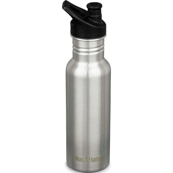 Klean Kanteen Butelka z ustnikiem Classic Narrow (Sport Cap) srebrna 532ml