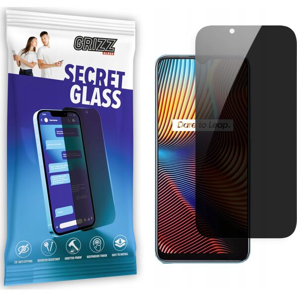 GrizzGlass Szkło prywatyzujące GrizzGlass SecretGlass Realme 7i Global
