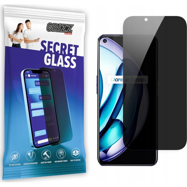 GrizzGlass Szkło prywatyzujące GrizzGlass SecretGlass Realme 8 5G