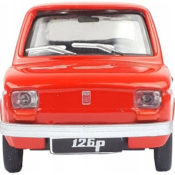 Daffi Pojazd PRL Fiat 126p czerwony