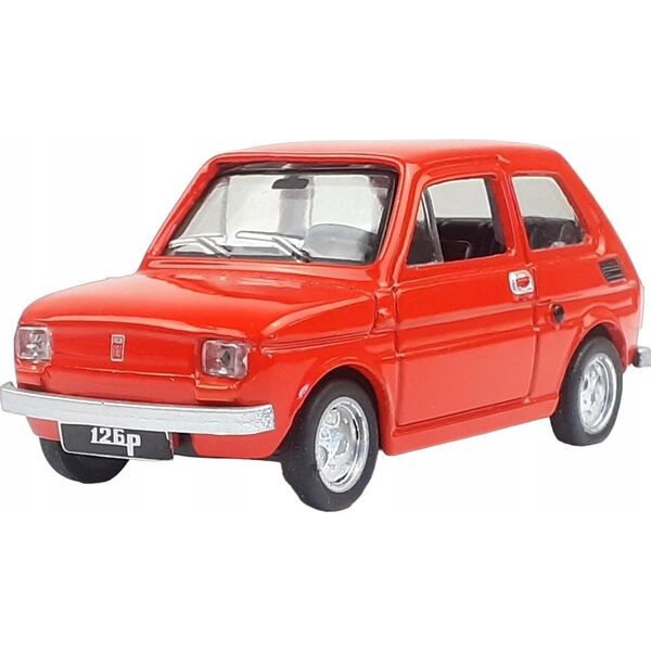 Daffi Pojazd PRL Fiat 126p czerwony