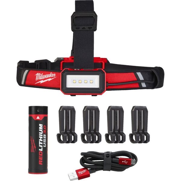 Latarka Milwaukee MILWAUKEE.FLASHLIGHT L4HLRP-301 HEAD LAMP 600lm IP54
