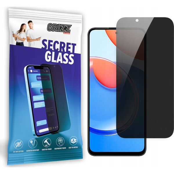 GrizzGlass Szkło prywatyzujące GrizzGlass SecretGlass do Honor Play 8T
