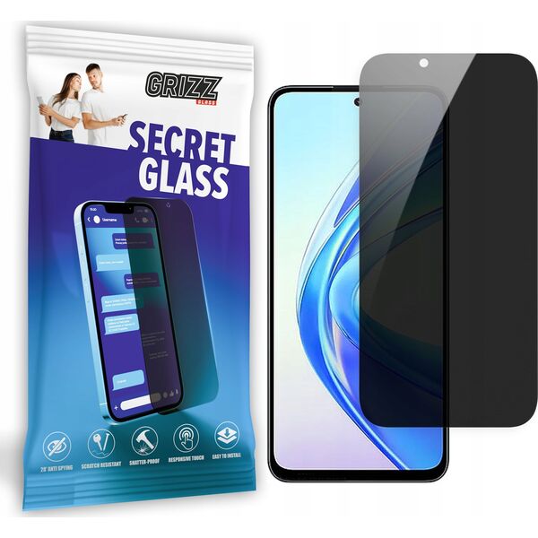 GrizzGlass Szkło prywatyzujące GrizzGlass SecretGlass do Honor X7b