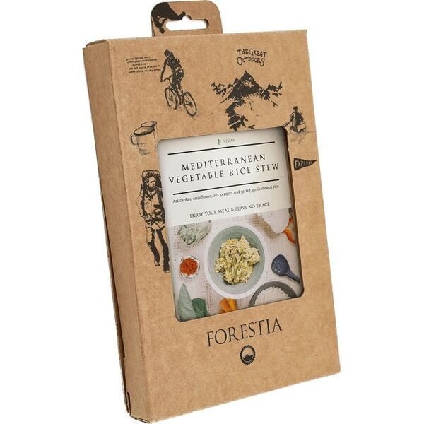 Forestia Śródziemnomorskie warzywa gotowane na parze z ryżem, 350g, [Medsillia rice'stew - SH] 05.2023