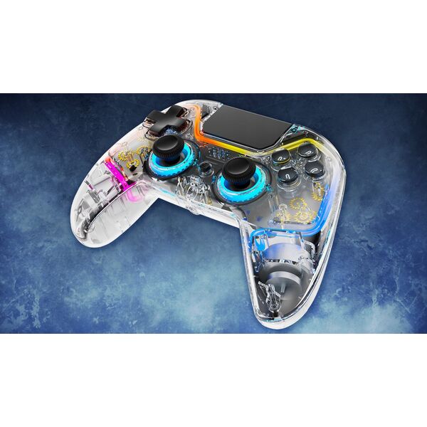 Pad Deltaco Deltaco PS4/PC Controller wireless/BT transparent