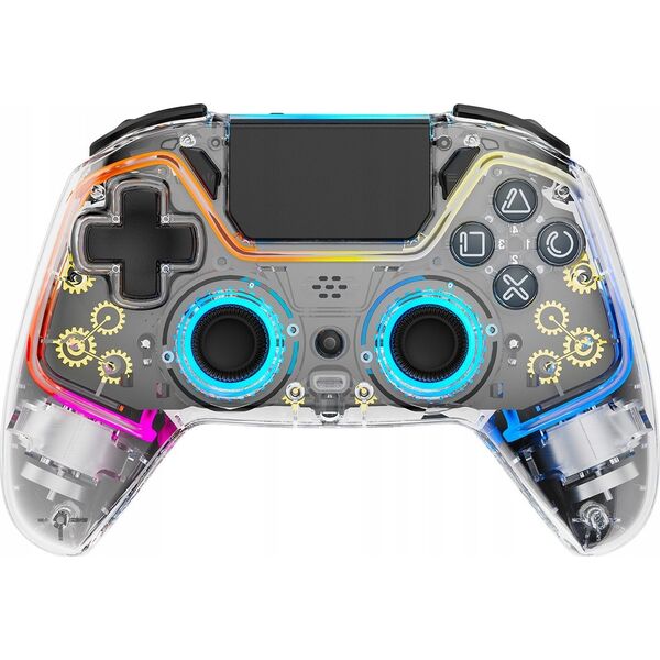 Pad Deltaco Deltaco PS4/PC Controller wireless/BT transparent