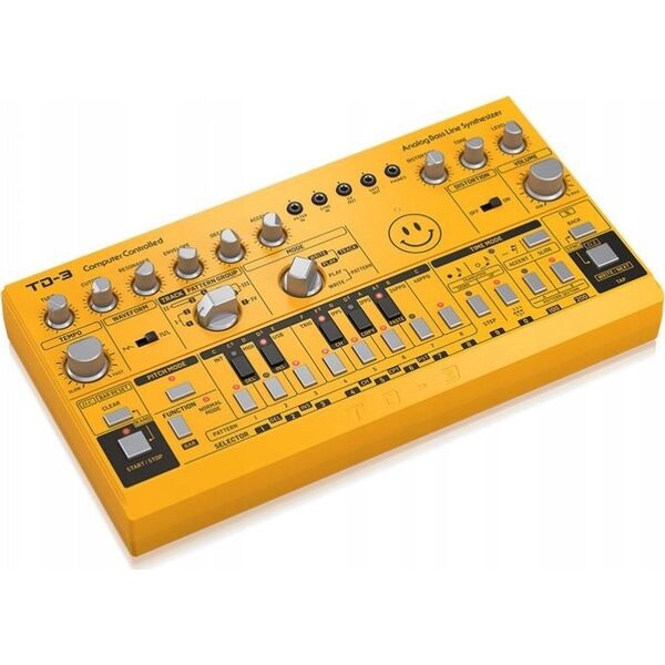 Behringer Behringer TD-3-AM Syntezator linii basowej żółty