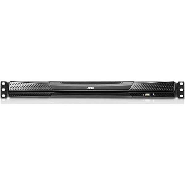 Przełącznik Aten Przełącznik KVM Over-IP ATEN KL1516AiM, 43 cm TFT, VGA, PS/2-USB przez Cat 5, 16-portowy, niemiecki