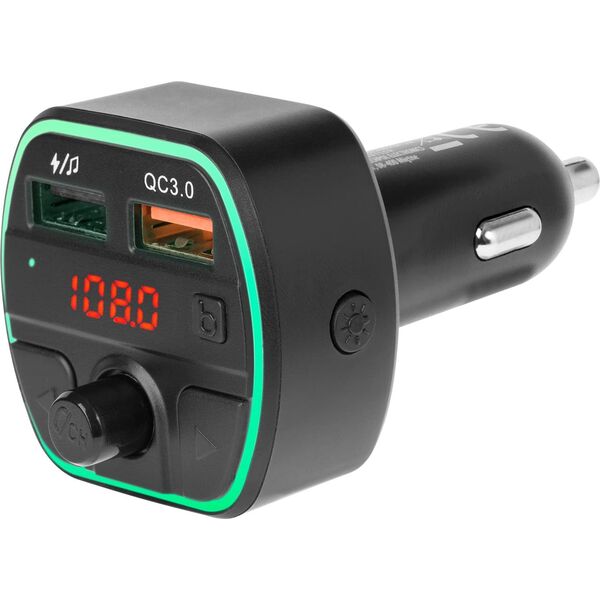 Transmiter FM PeiYing Transmiter samochodowy FM z funkcją bluetooth