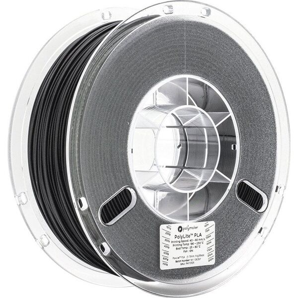 Filament Polymaker PolyLite PLA Pro 1,75mm 1kg - Black}
