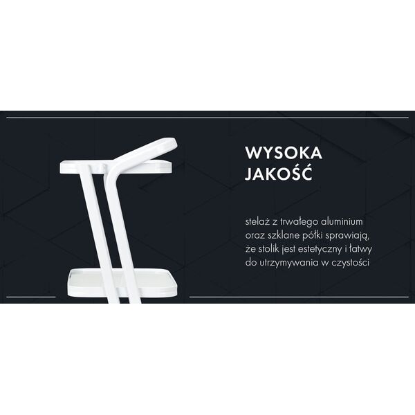 Stolik Kosmetyczny Giovanni 6701 Biały