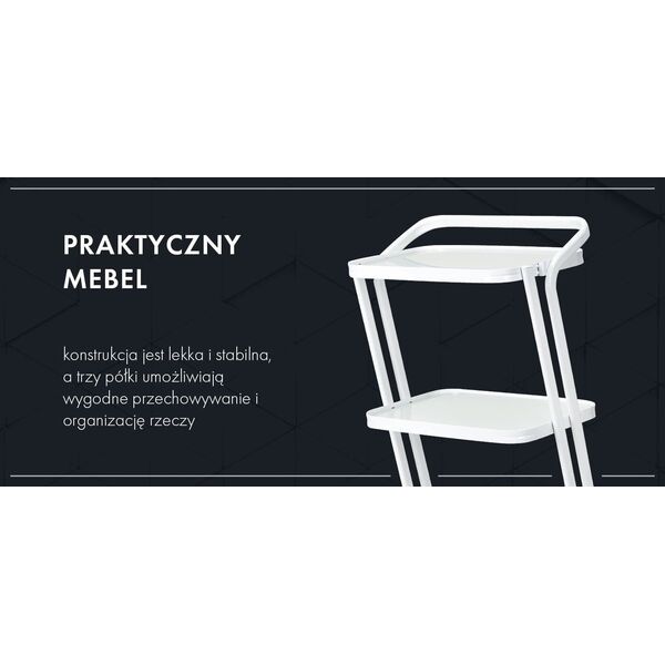 Stolik Kosmetyczny Giovanni 6701 Biały