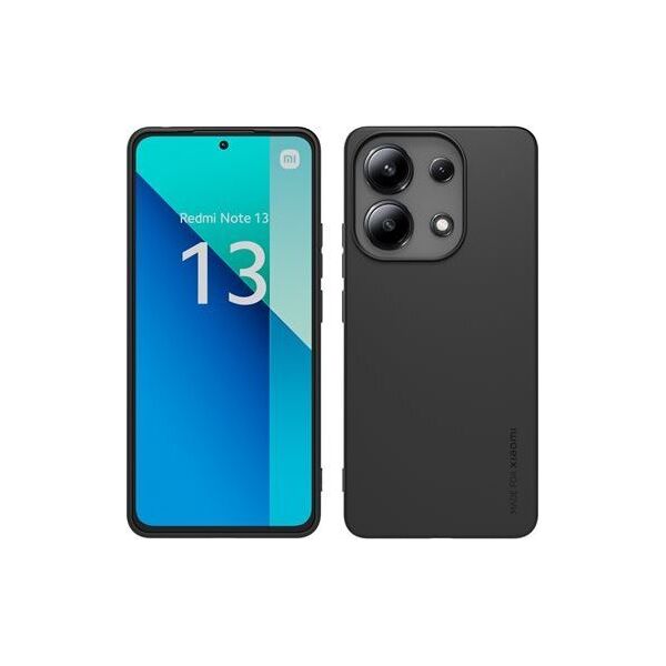 Made for Xiaomi TPU Cover for Xiaomi Redmi Note 13 4G dėklas telefonui juodos spalvos