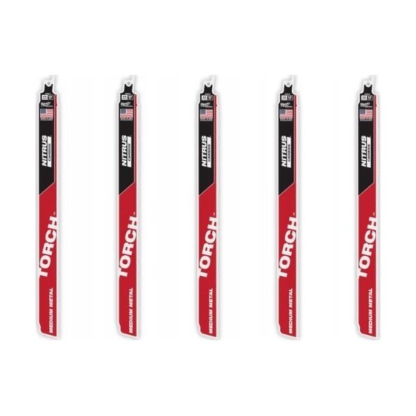 Milwaukee MILWAUKEE BRZESZCZOT DO PIŁY SZABLASTEJ 300 TCT TORCH NITRUS/5szt.