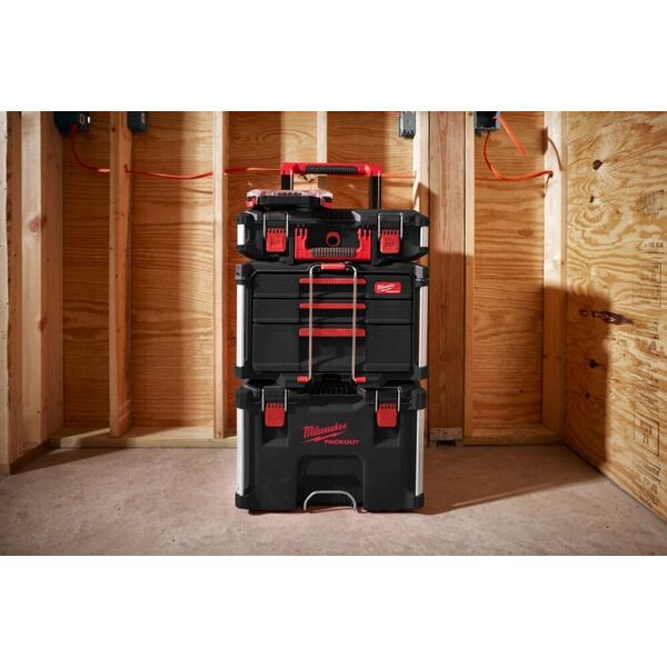 Milwaukee MILWAUKEE PACKOUT SKRZYNIA Z 3 SZUFLADAMI