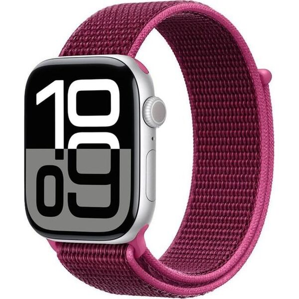 Crong Nylon - Pasek sportowy do Apple Watch 38/40/41/42 mm (Magenta Fusion)