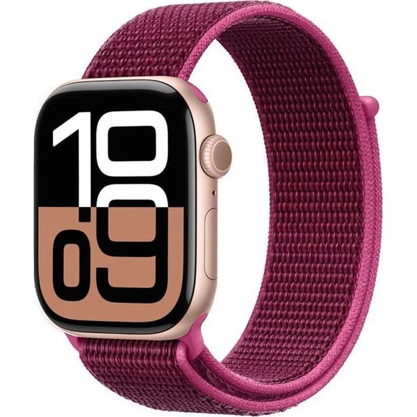 Crong Nylon - Pasek sportowy do Apple Watch 38/40/41/42 mm (Magenta Fusion)