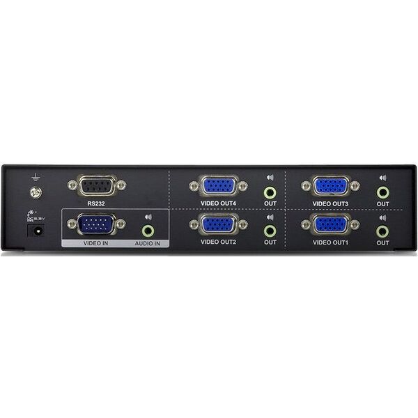 Aten VS0104 4-Port VGA Splitter with Audio (VS0104-AT-G)