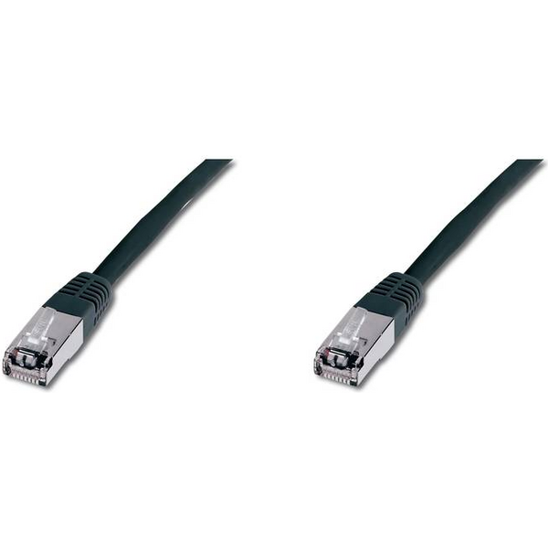 Digitus CAT 5e Patchcord SF/UTP Czarny 1M (DK-1531-010/BL)