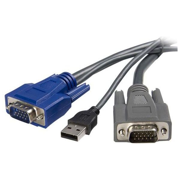 StarTech Kable KVM, 1.8m, Szary (SVUSBVGA6)