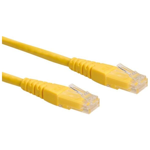 Roline PatchCord, UTP, Kat.6, 1m, żółty (21.15.1532)