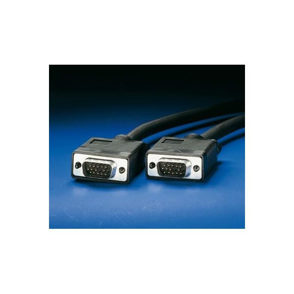 Kabel Roline D-Sub (VGA) - D-Sub (VGA) 2m czarny (11.04.5202)
