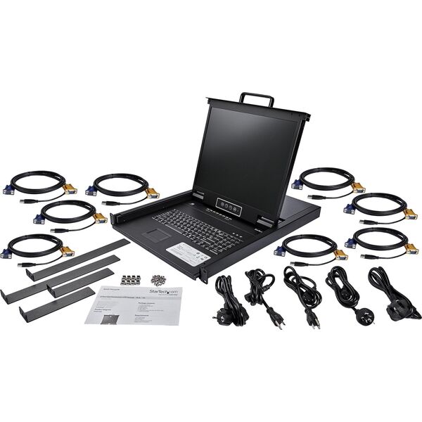 Konsola KVM StarTech 8 PORT RACKMOUNT KVM CONSOLE 8 PORT RACKMOUNT KVM CONSOLE