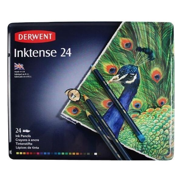 Artequipment DERWENT INKTENSE 24 KOL. - TUSZ W KREDKACH uniw