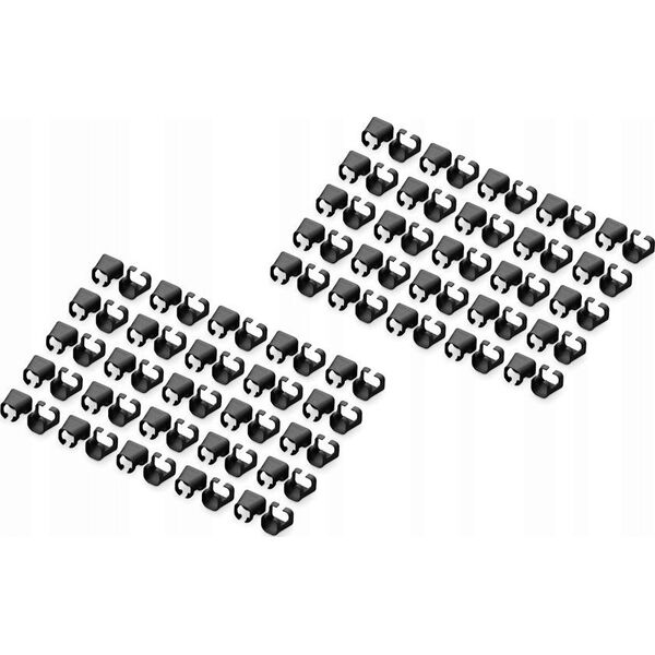Digitus DIGITUS Farbclips für Patchkabel RJ45 100 Stück schwarz