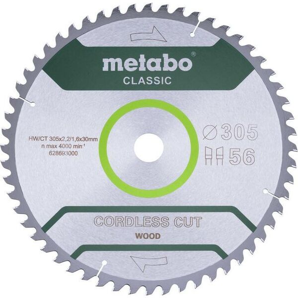 Metabo METABO PIŁA TARCZOWA HW/CT 305x30x56z    CORDLESS CUT WOOD CLASSIC