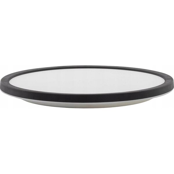 Lampa sufitowa TK Lighting TK Lighting Aqua Black Small 6901 plafon lampa sufitowa koło z przełącznikiem na obudowie 1x24W LED 3000/4000/6500K czarny/biały