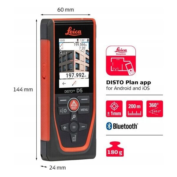 Dalmierz Leica Leica Disto D5 Laser distance measurer