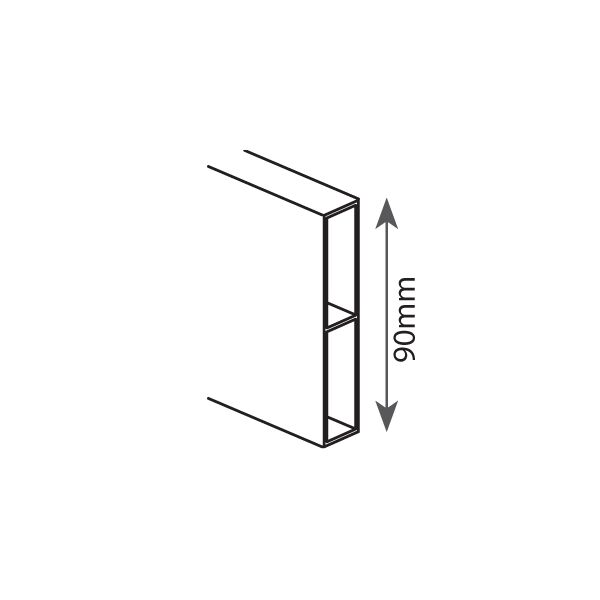 Modeco Łata murarska EXPERT z 2 oczkami i 2 uchwytami 250cm - MN-71-227