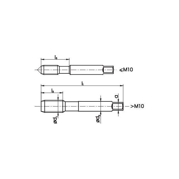 Fanar Gwintownik ręczny M14 3szt. (A1-230001-0140)