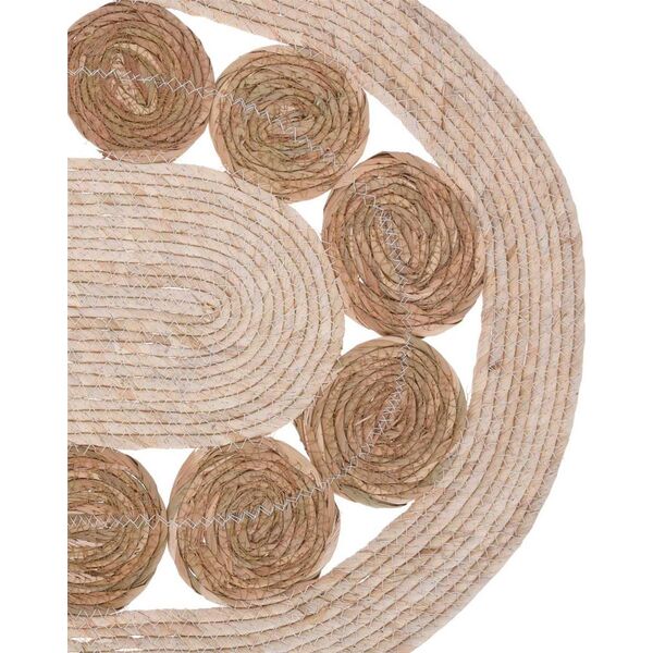 H&S Decoration Dywan jutowy owalny 80x50 cm