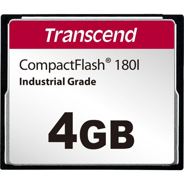 Karta Transcend CF180I Compact Flash 4 GB  (TS4GCF180I)