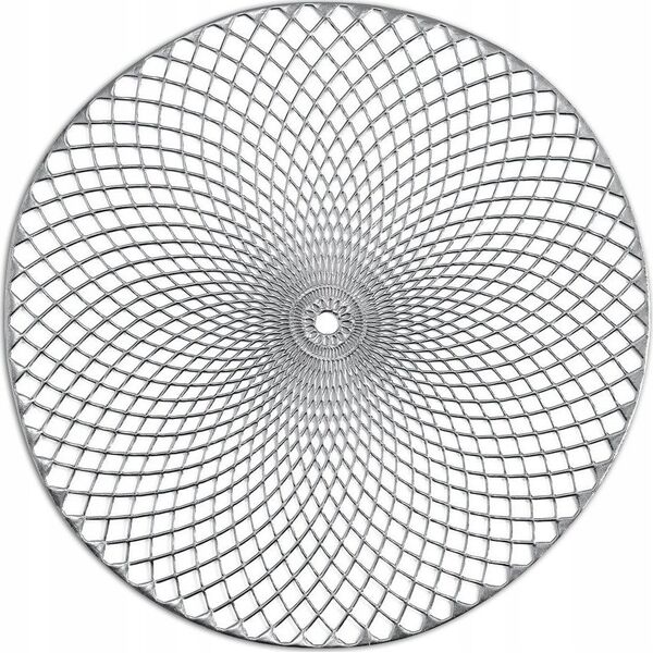 Zeller Podkładka pod talerz MANDALA, Ø 38 cm, kolor srebrny