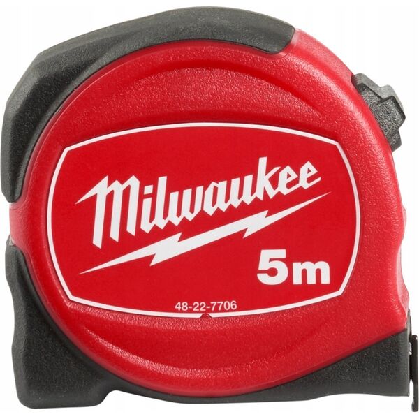 Milwaukee Taśma Milwaukee 48227706 miernicza Slim S5/25 czerwona