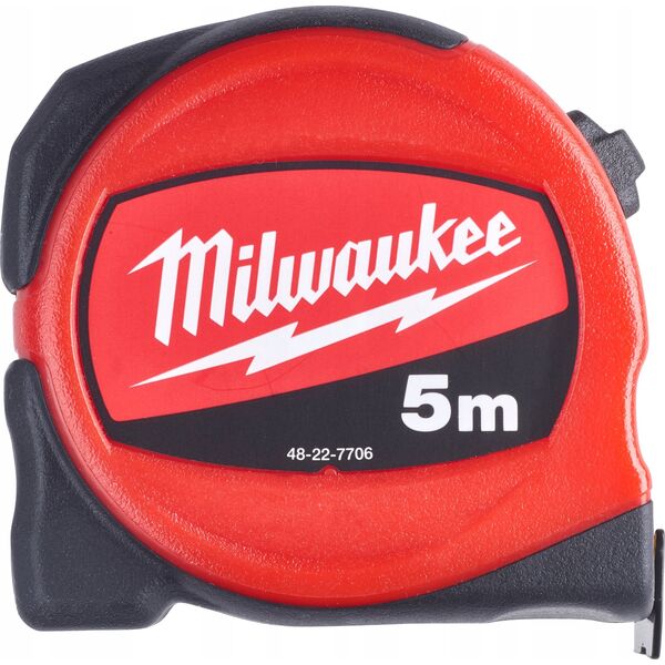 Milwaukee Taśma Milwaukee 48227706 miernicza Slim S5/25 czerwona