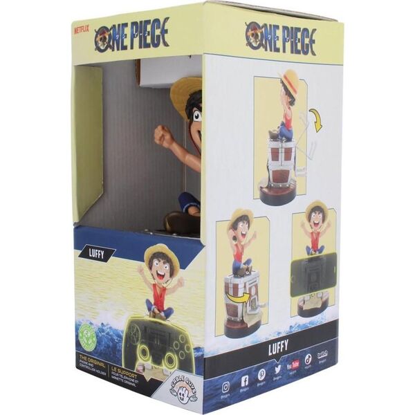 Cable Guys Exquisite Gaming stojak na smartfon / kontroler Cable Guys One Piece Netflix Luffy (20 cm)