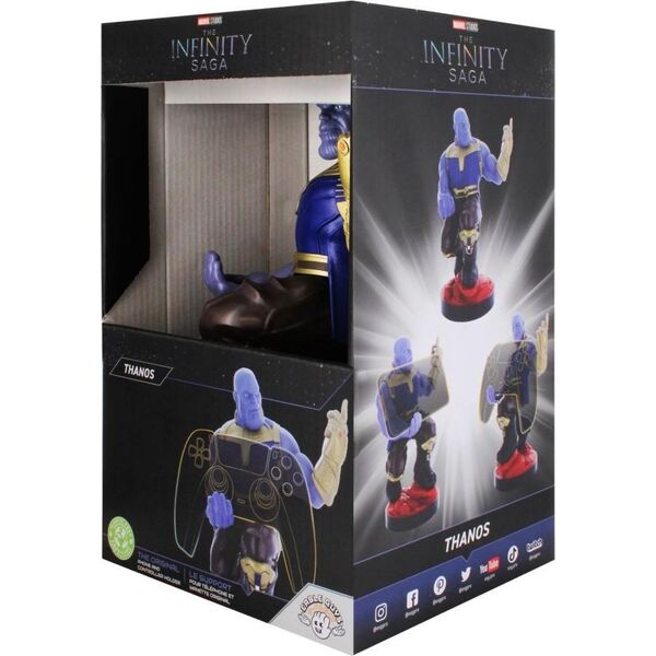 Cable Guys Exquisite Gaming stojak na smartfon / kontroler Cable Guys Marvel Thanos (20 cm)