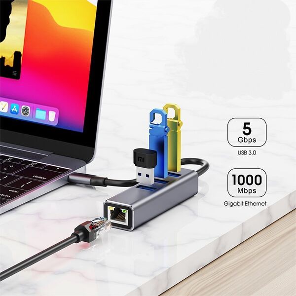 Stacja/replikator Bounn Adapter 4 w 1 USB 3.1