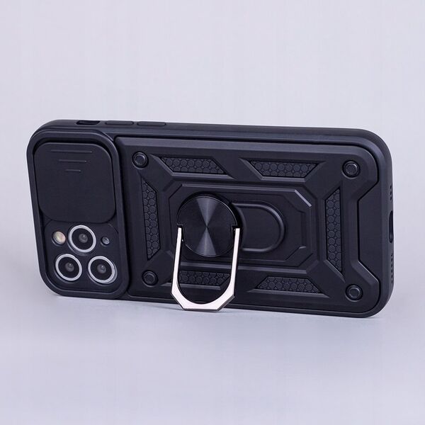 ETUI DEFENDER SLIDE CASE DO IPHONE 16 PRO 6,3 CZARNA NAKŁADKA ETUI PLECKI