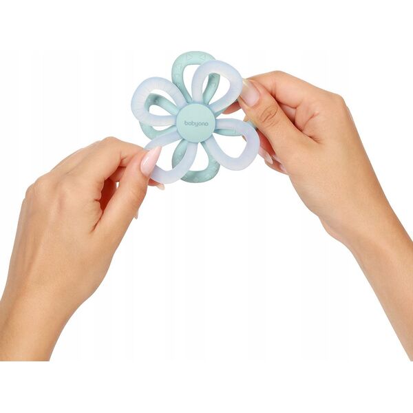 BABY ONO 1596/02 GRYZAK SILIKONOWY        FLOWER