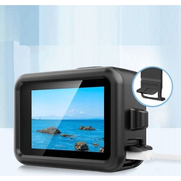 Zestaw Futerał Etui Obudowa Osłona Dekielek Klapka Pas GoPro HERO 13 BLACK / PU949B