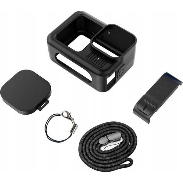 Zestaw Futerał Etui Obudowa Osłona Dekielek Klapka Pas GoPro HERO 13 BLACK / PU949B