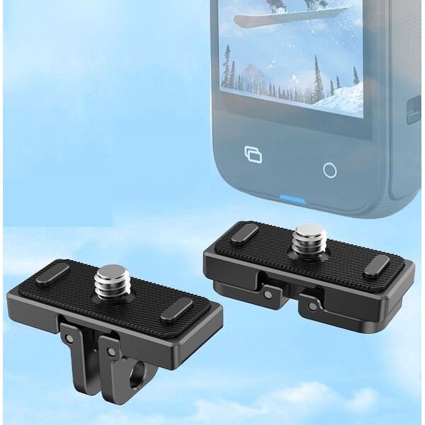 Adapter Uchwyt Szybkozłączka na 1/4'' i Mocowanie typu GoPro do Insta360 X4 / PU721B